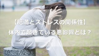 【肥満とストレスの関係性】無意識に体内で起きている悪影響とは？